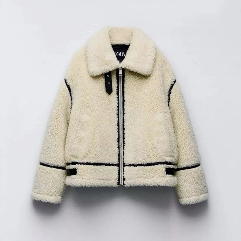 Zara Faux Shearling Jacket